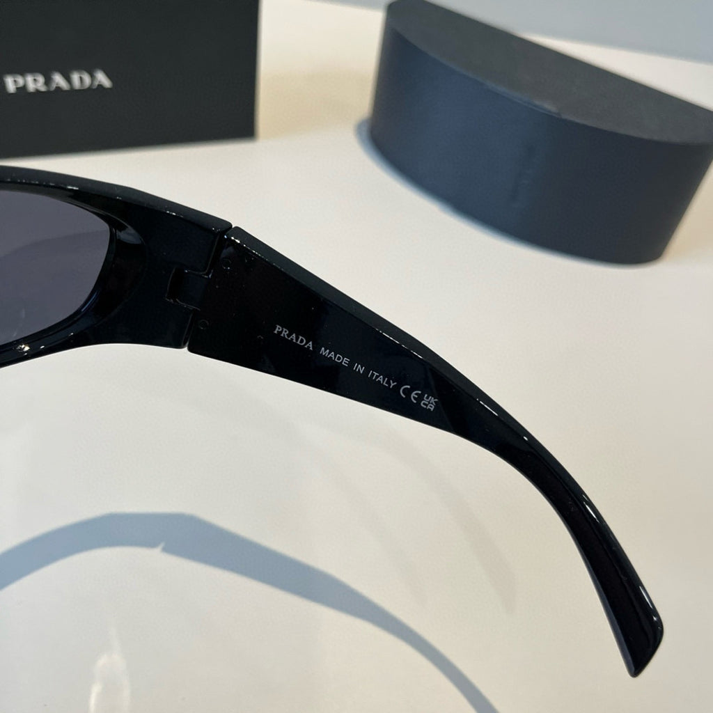 Prada SPRA14 Fashion Black Lens Sunglasses for Men & Women - detail image 5