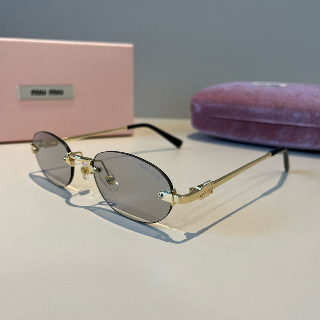 Miu Miu Fashion Silver Lens Sunglasses for Men & Women - 372377 - detail image 3