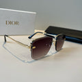 Dior Fashion Red Lens Sunglasses for Men & Women - 431885