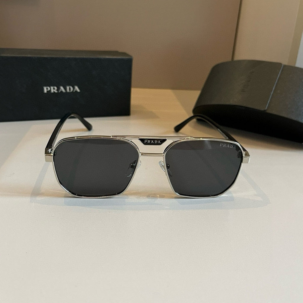Prada Polarized Fashion Gold Lens Sunglasses for Men - 372054 - detail image 2