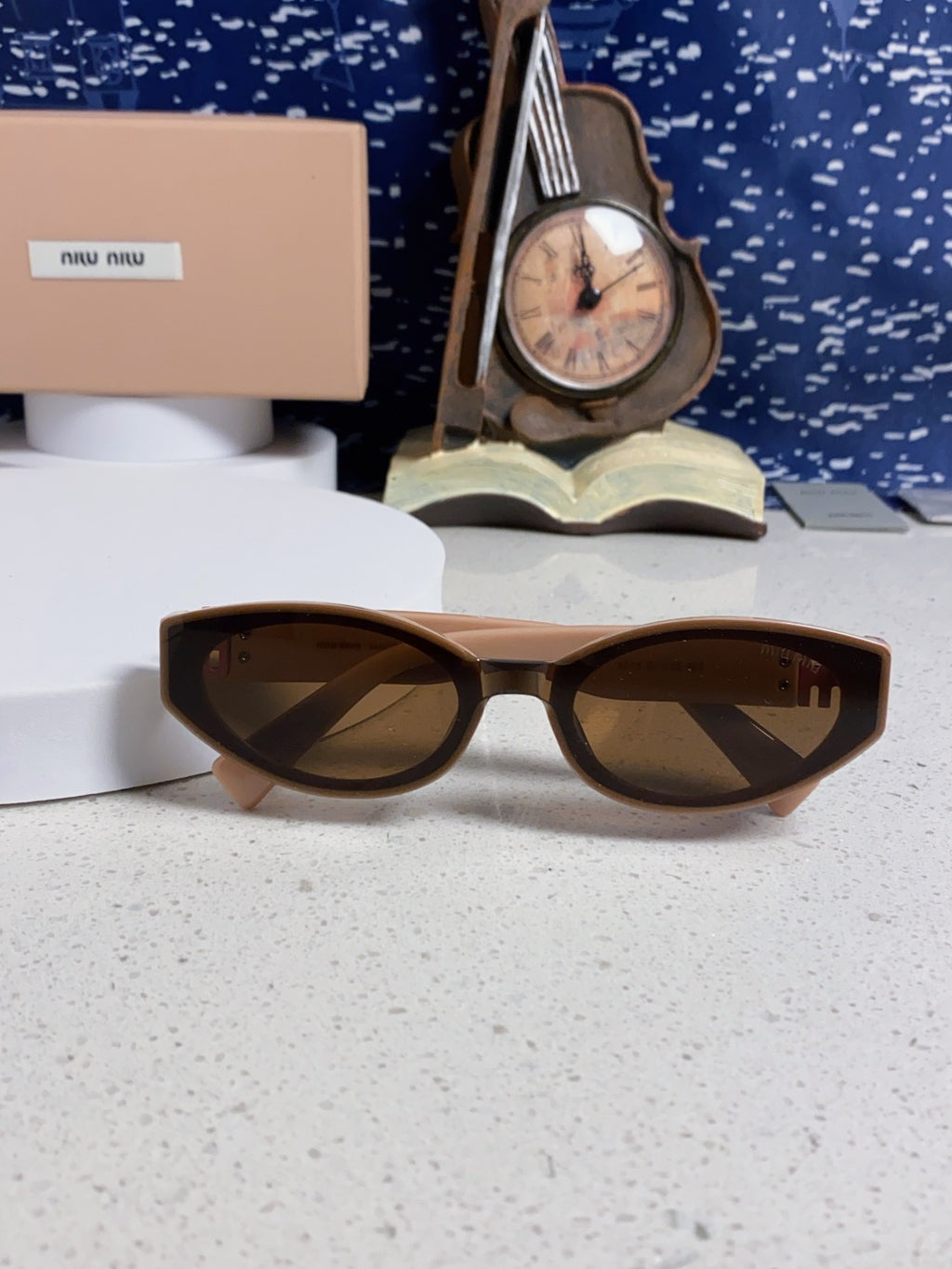 Miu Miu Cat-Eye Brown Lens Sunglasses for Women - 867216 - detail image 9