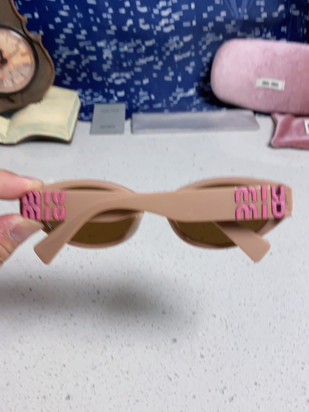 Miu Miu Cat-Eye Brown Lens Sunglasses for Women - 867216 - detail image 5