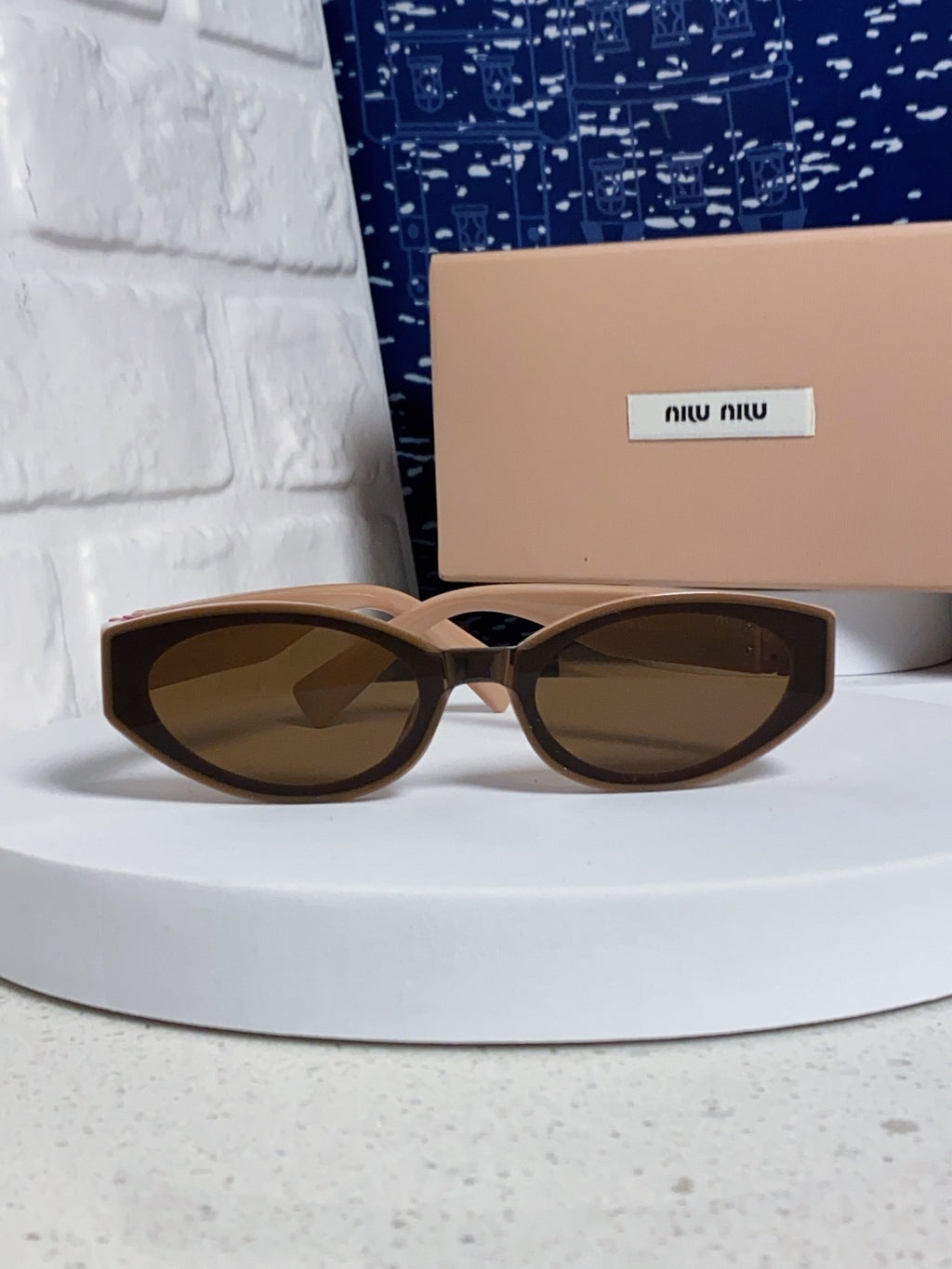 Miu Miu Cat-Eye Brown Lens Sunglasses for Women - 867216 - detail image 2