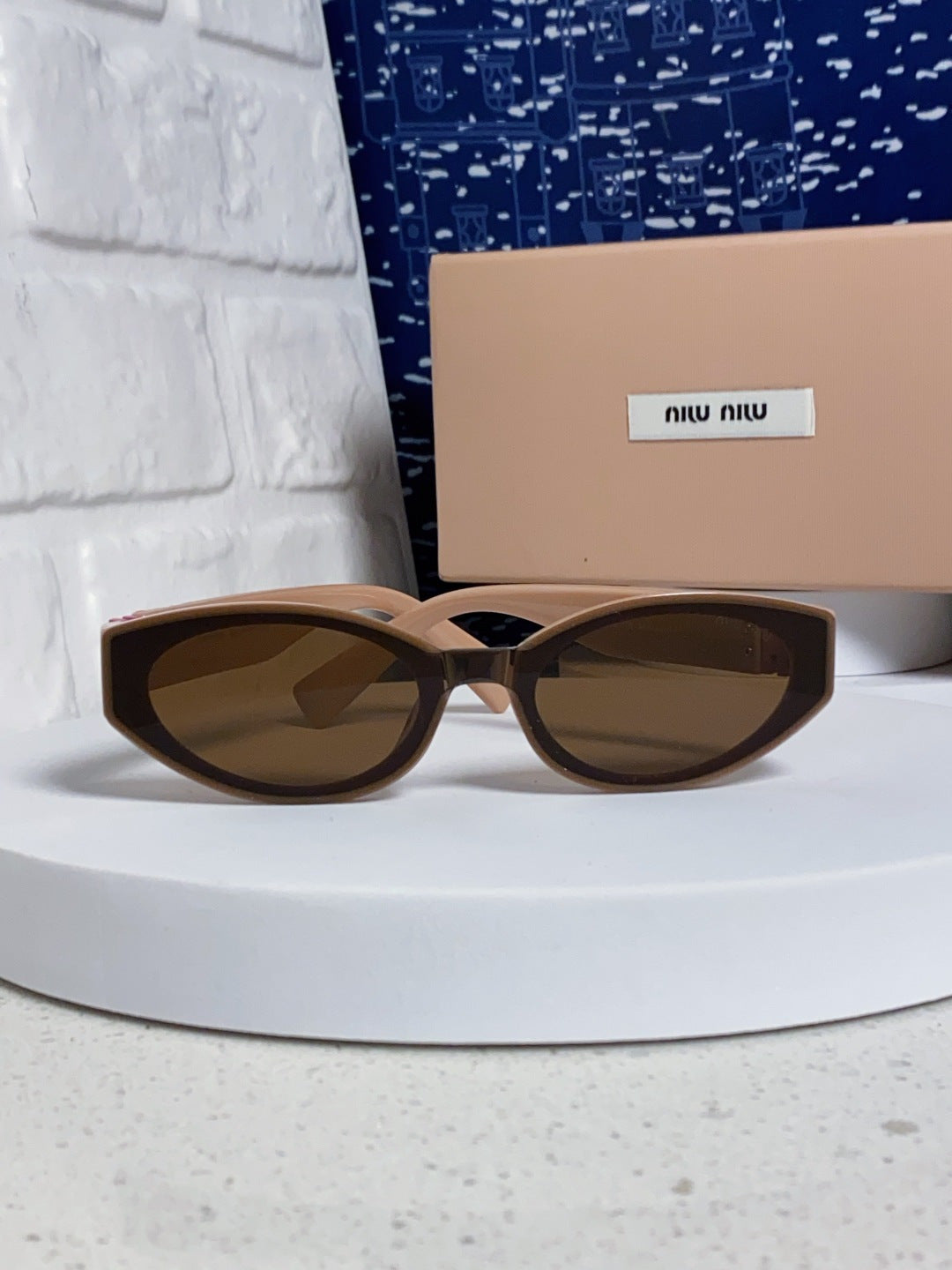 Miu Miu Cat-Eye Brown Lens Sunglasses for Women - 867216 - detail image 2