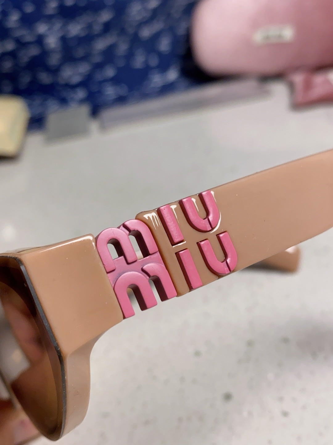 Miu Miu Cat-Eye Brown Lens Sunglasses for Women - 867216 - detail image 7