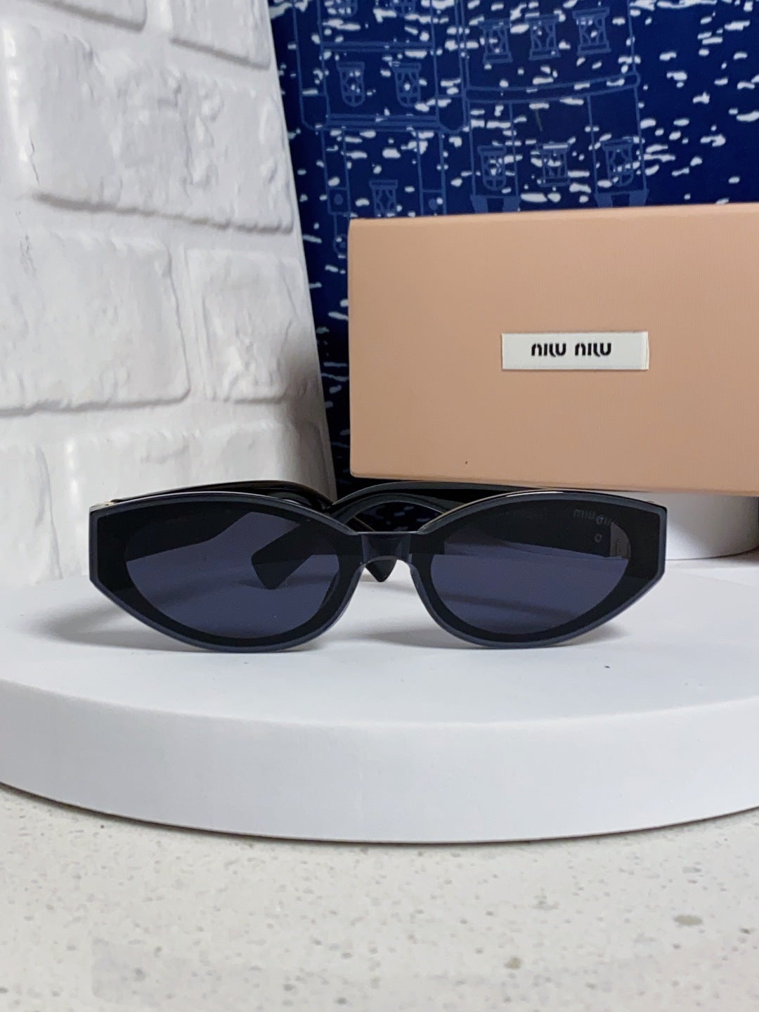 Miu Miu Cat-Eye Black Lens Sunglasses for Women - 158611 - detail image 2