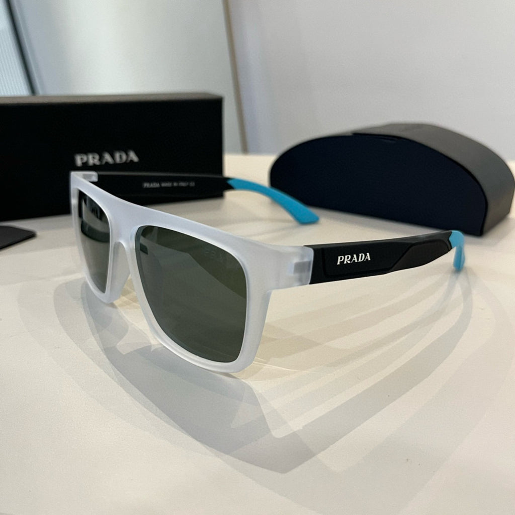 Prada Polarized Fashion Silver Lens Sunglasses for Men - 449350 - detail image 3