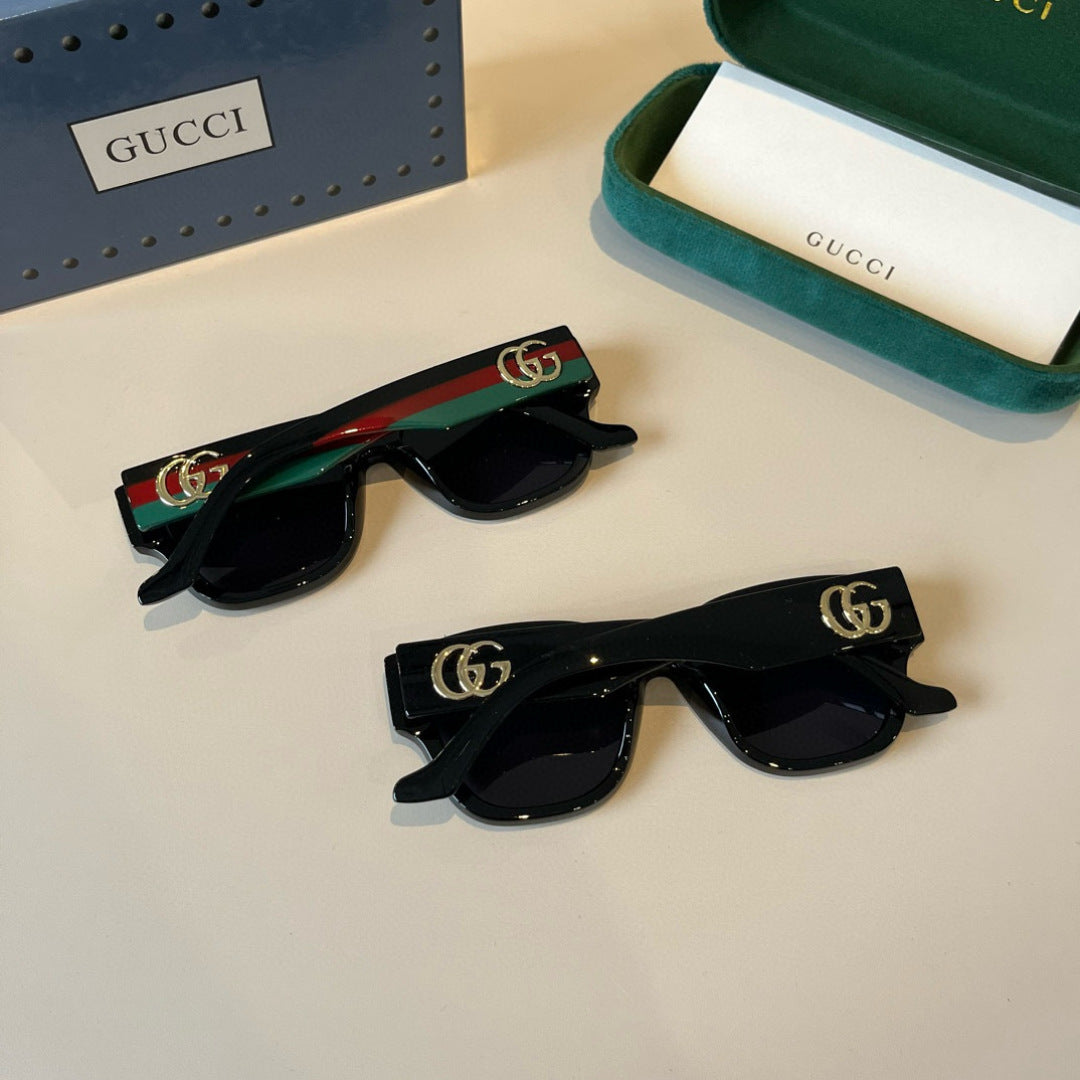 Gucci Oversized Black Lens Sunglasses for Men & Women - 398376 - detail image 10