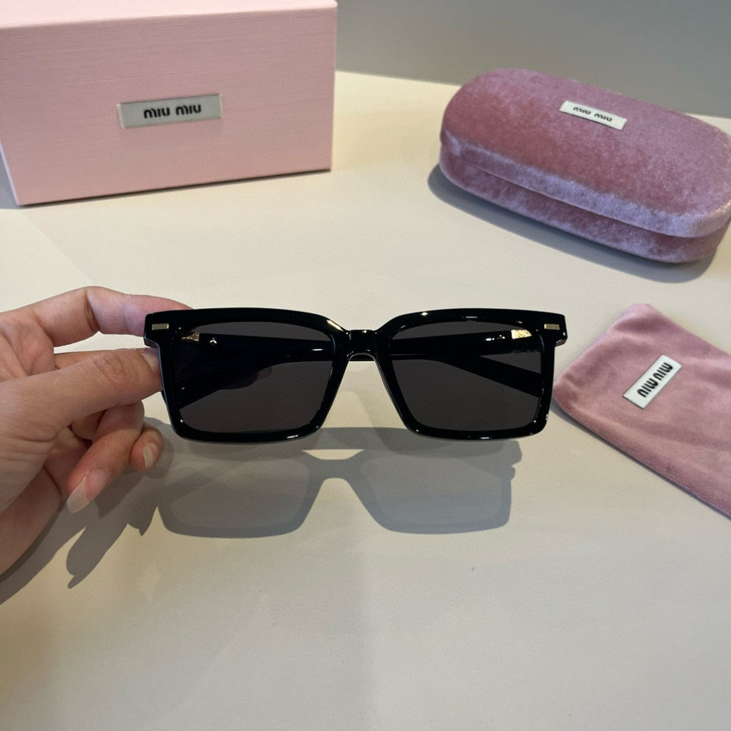 Miu Miu SMUO7S Square Black Lens Sunglasses for Men & Women - 449678 - detail image 7