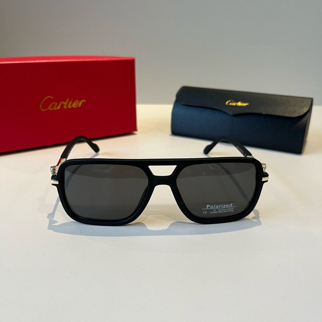 Cartier Fashion Black Lens Sunglasses for Men & Women - 935086 - detail image 2