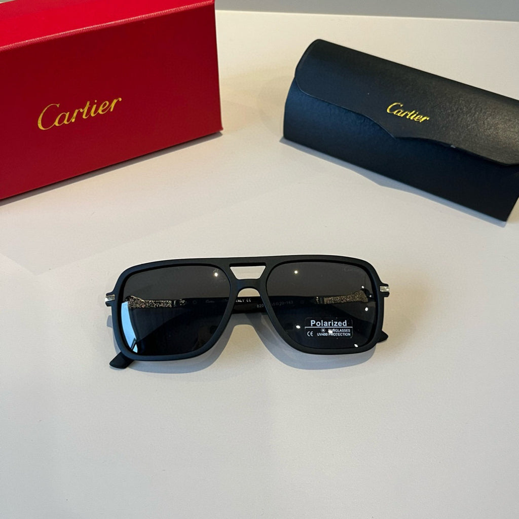 Cartier Fashion Black Lens Sunglasses for Men & Women - 935086 - detail image 6
