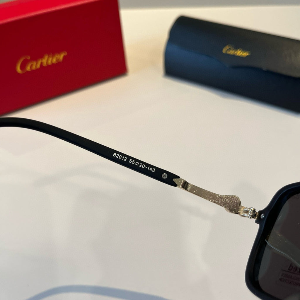 Cartier Fashion Black Lens Sunglasses for Men & Women - 935086 - detail image 10
