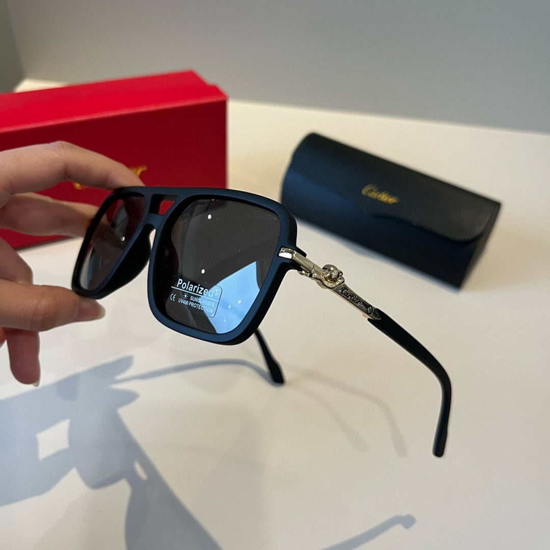 Cartier Fashion Black Lens Sunglasses for Men & Women - 935086 - detail image 4