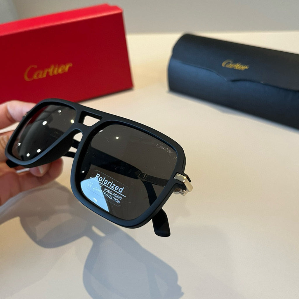Cartier Fashion Black Lens Sunglasses for Men & Women - 935086 - detail image 7