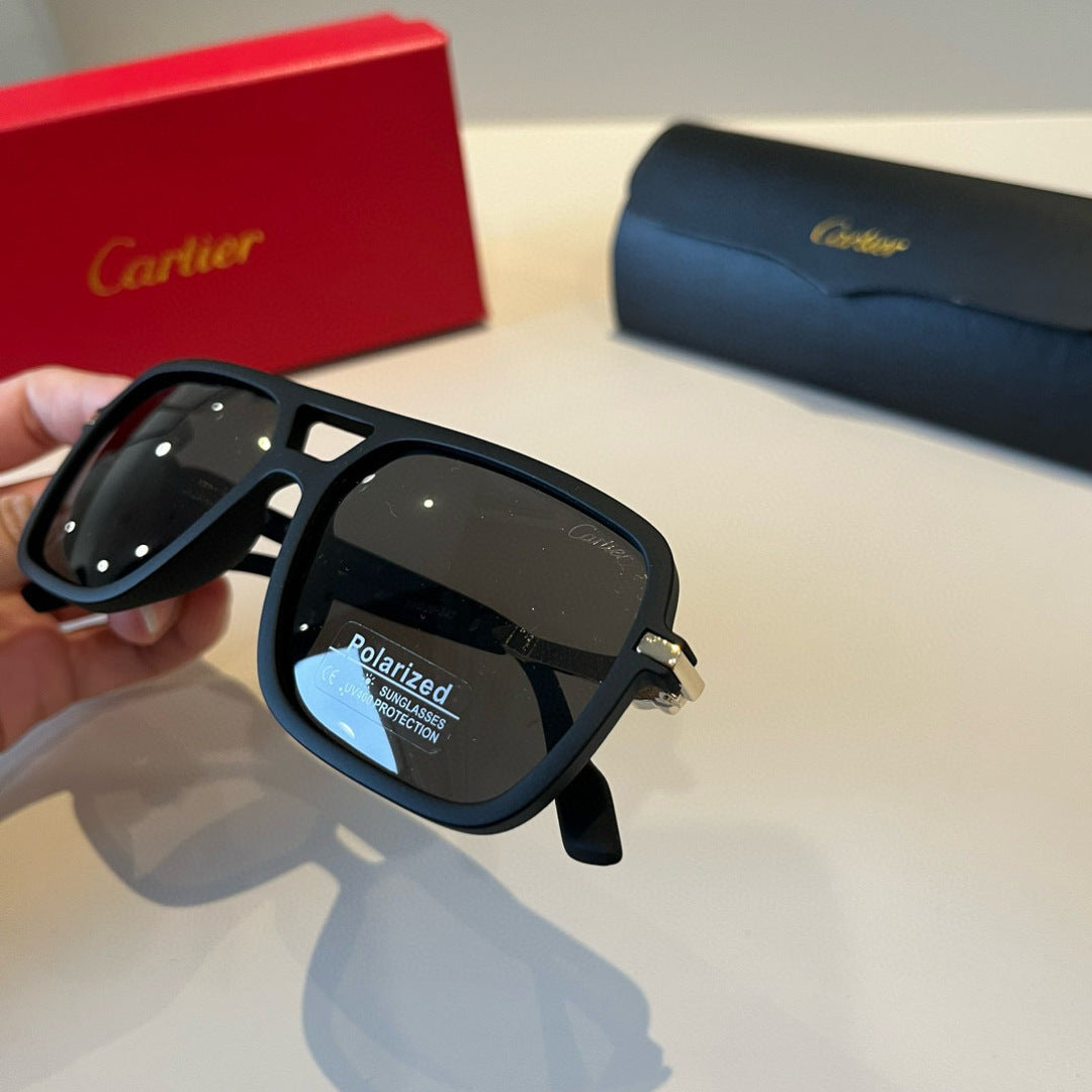 Cartier Fashion Black Lens Sunglasses for Men & Women - 935086 - detail image 7