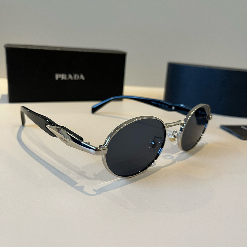 Prada Fashion Silver Lens Sunglasses for Men & Women - 372107