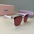 Miu Miu Fashion Red Lens Sunglasses for Men & Women - 372405