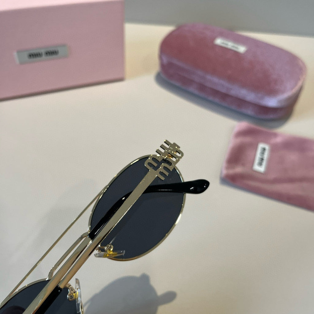 Miu Miu Metal Fashion Red Lens Sunglasses for Men & Women - 432567 - detail image 7