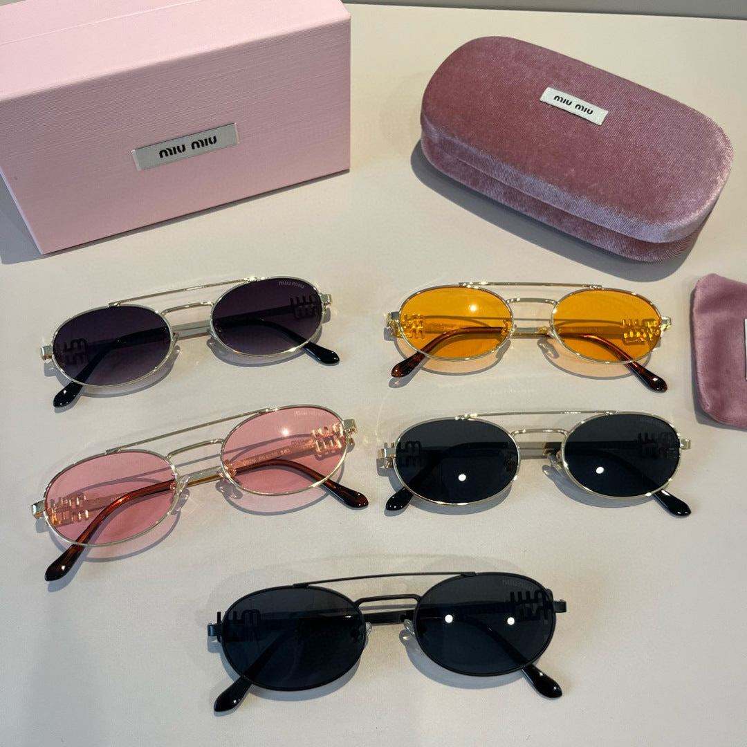Miu Miu Metal Fashion Red Lens Sunglasses for Men & Women - 432567 - detail image 10