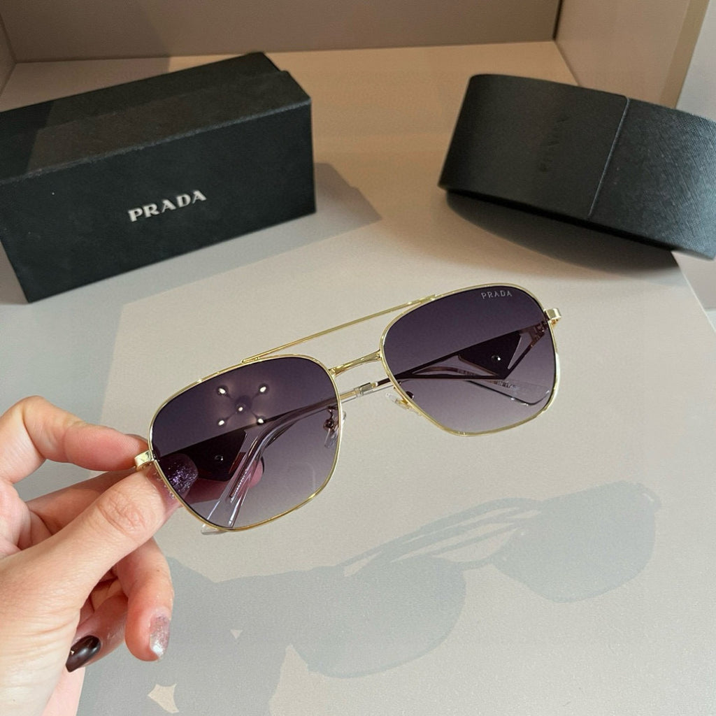 Prada Polarized Fashion Silver Lens Sunglasses for Men - 998132 - detail image 3