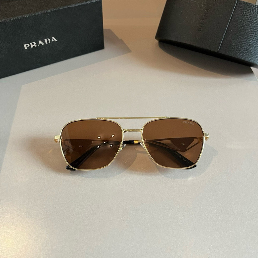 Prada Polarized Fashion Brown Lens Sunglasses for Men - 449397 - detail image 2