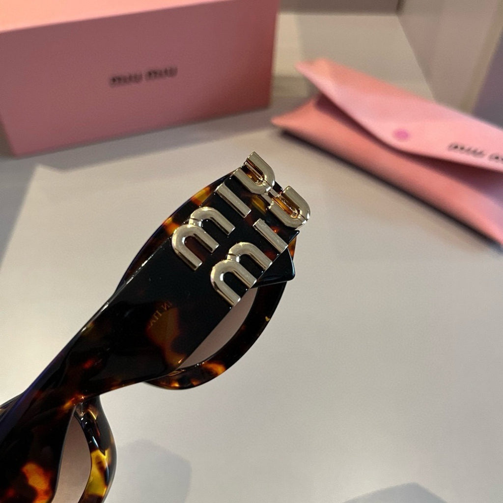 Miu Miu Cat-Eye Brown Lens Sunglasses for Men & Women - 399236 - detail image 6