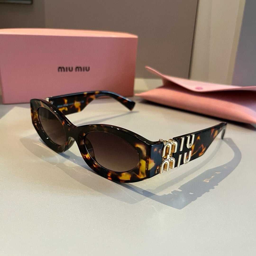 Miu Miu Cat-Eye Brown Lens Sunglasses for Men & Women - 466121 - detail image 2