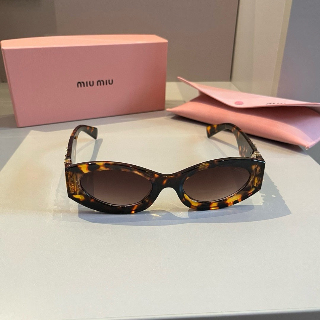 Miu Miu Cat-Eye Brown Lens Sunglasses for Men & Women - 399236 - detail image 9