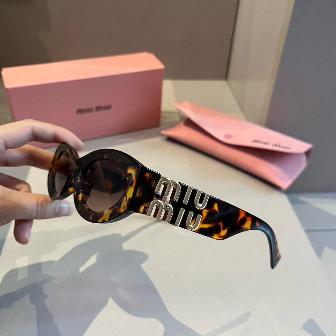 Miu Miu Cat-Eye Brown Lens Sunglasses for Men & Women - 432605 - detail image 3