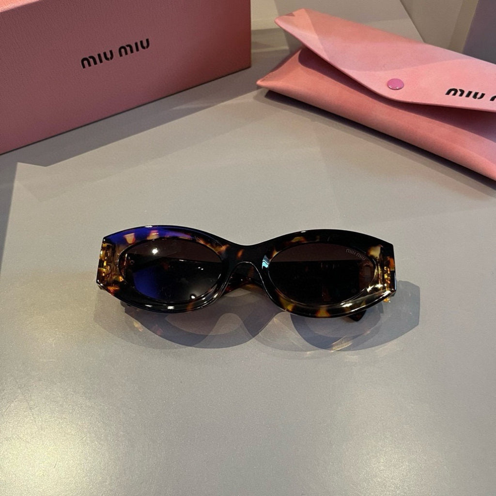 Miu Miu Cat-Eye Brown Lens Sunglasses for Men & Women - 432605 - detail image 5