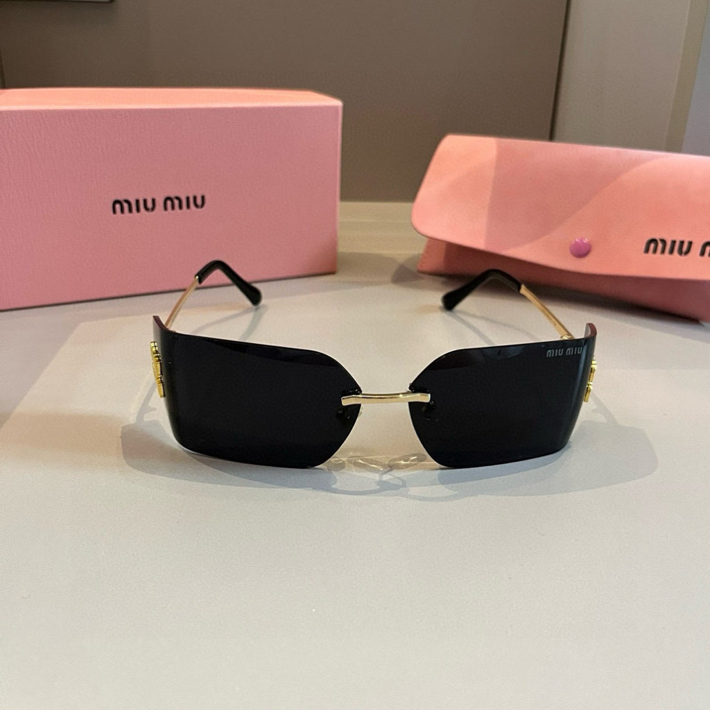Miu Miu Fashion Black Lens Sunglasses for Men & Women - 399240 - detail image 2