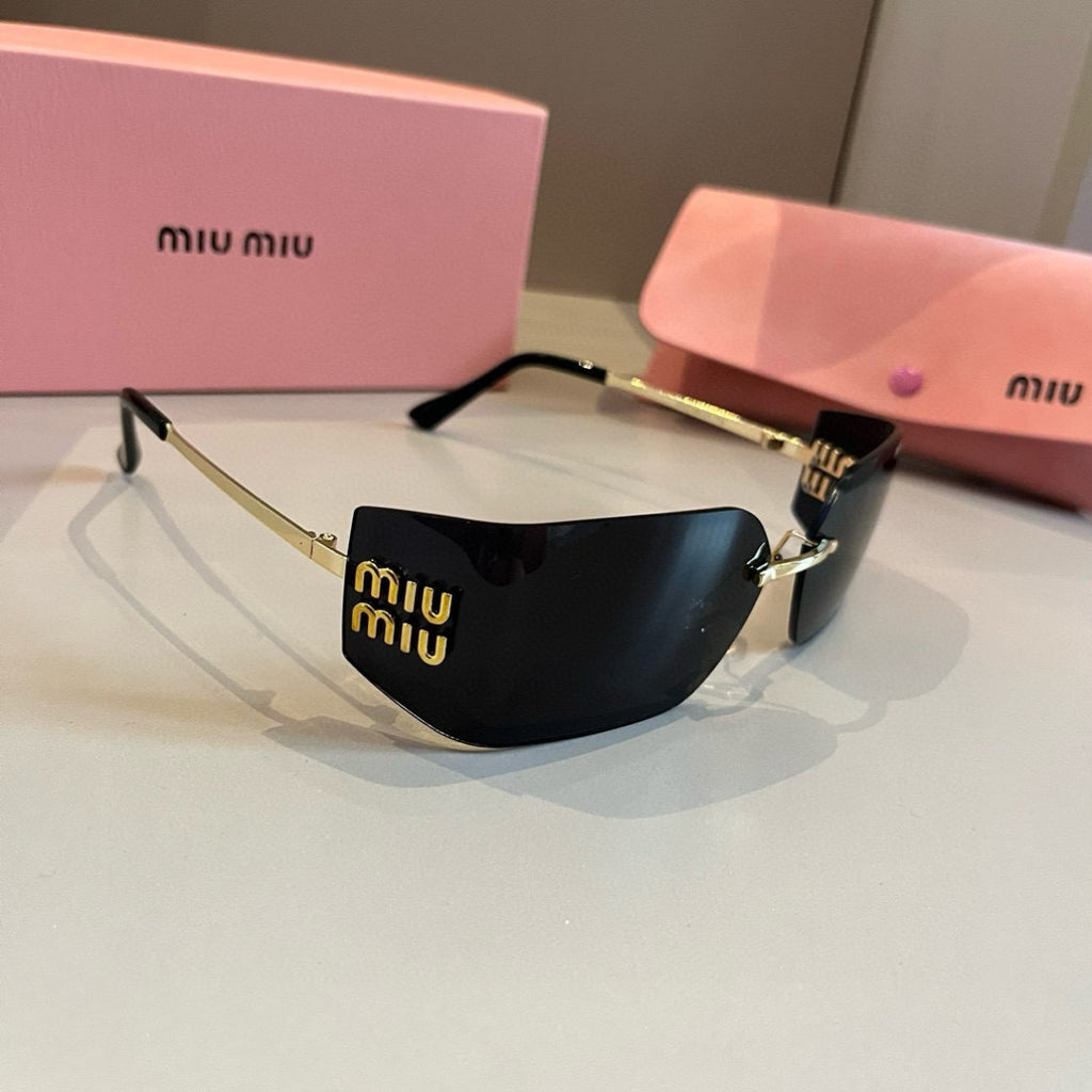Miu Miu Fashion Black Lens Sunglasses for Men & Women - 432640