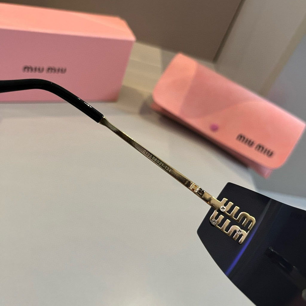 Miu Miu Fashion Black Lens Sunglasses for Men & Women - 432640 - detail image 8