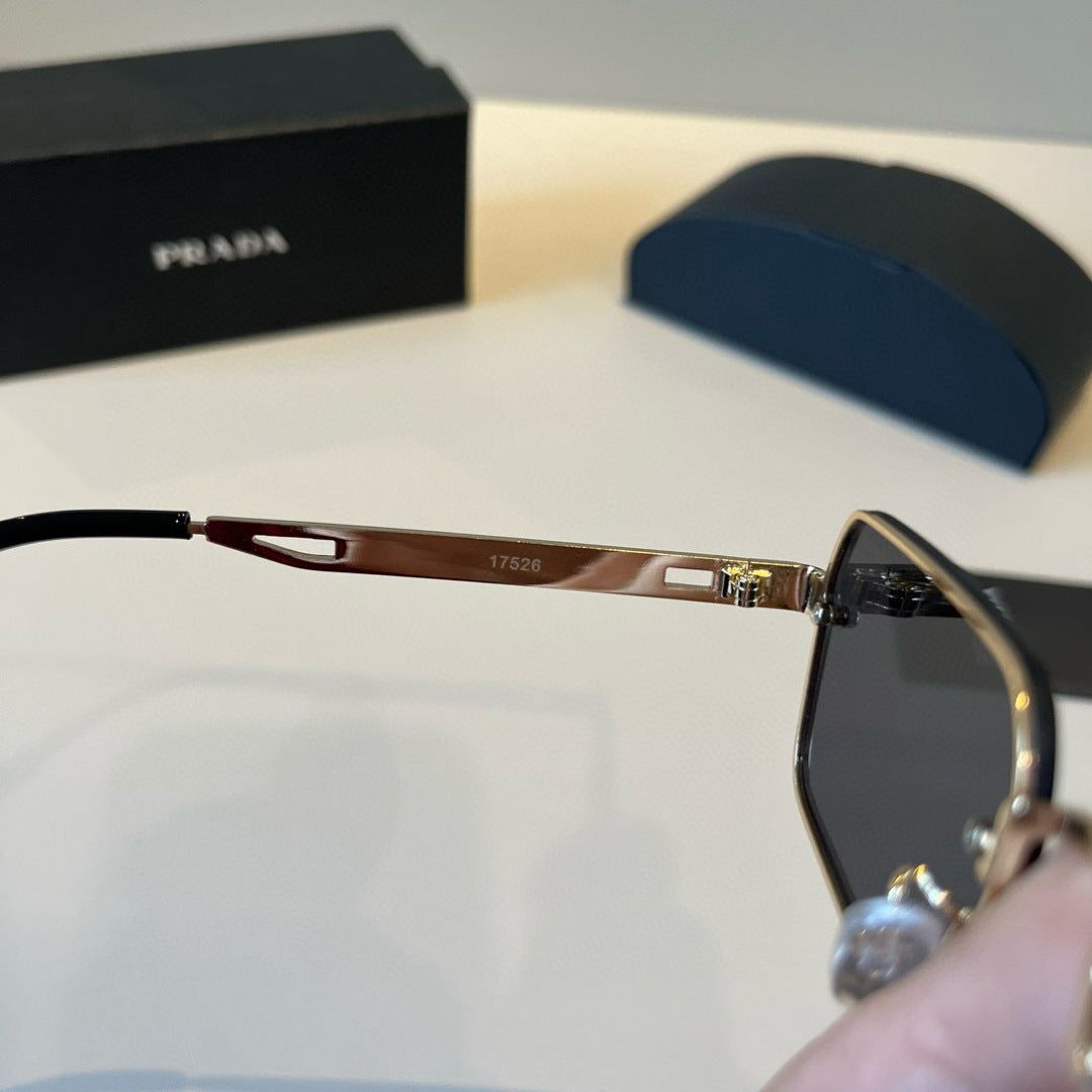 Prada Polarized Fashion Silver Lens Sunglasses for Men - 449414 - detail image 10