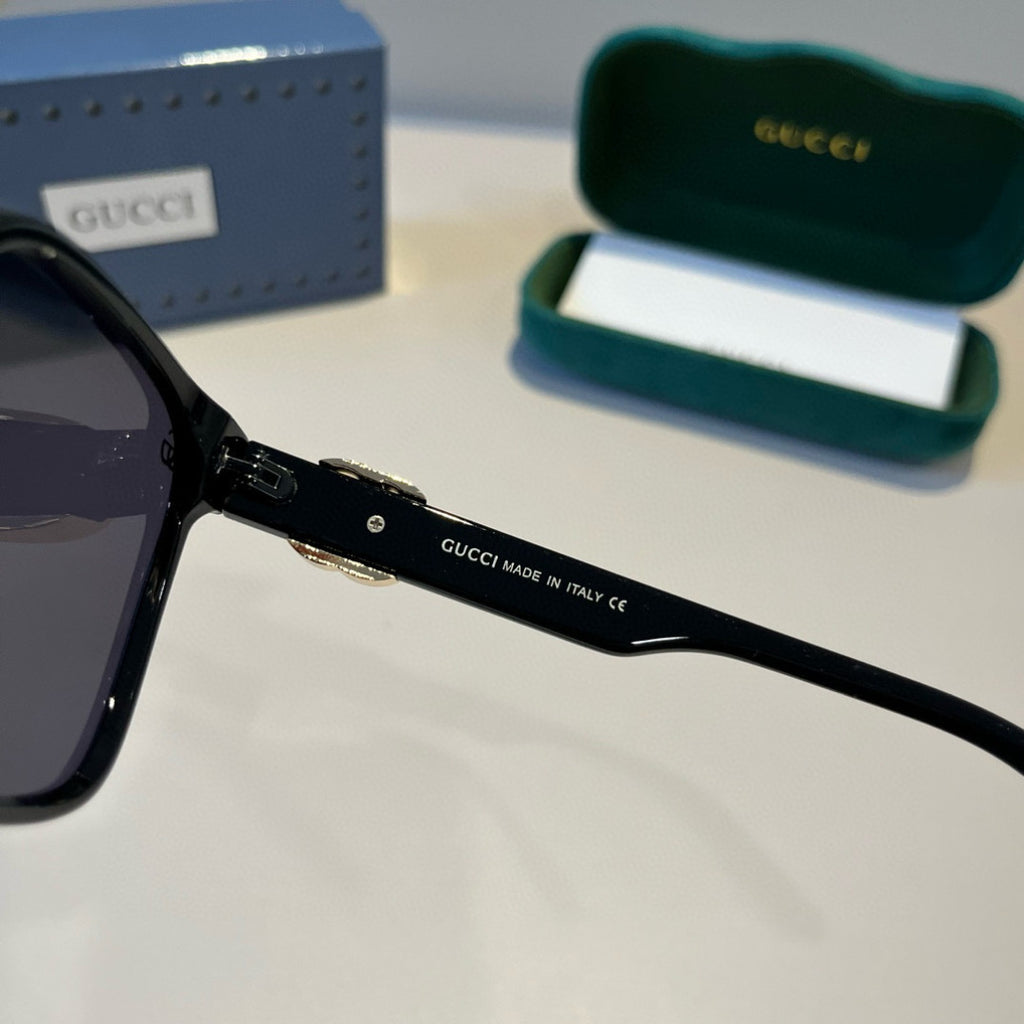 Gucci Fashion Black Lens Sunglasses for Men & Women - 398311 - detail image 9