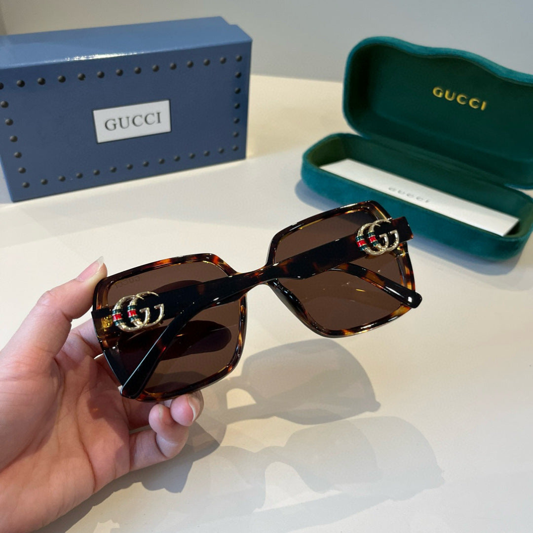 Gucci Fashion Black Lens Sunglasses for Men & Women - 398314 - detail image 7