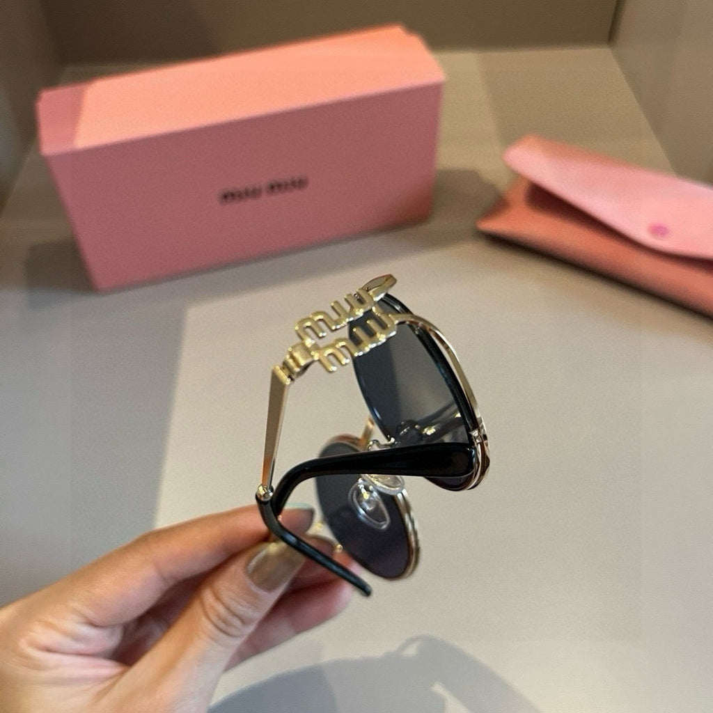 Miu Miu Metal Fashion Brown Lens Sunglasses for Men & Women - 449721 - detail image 4