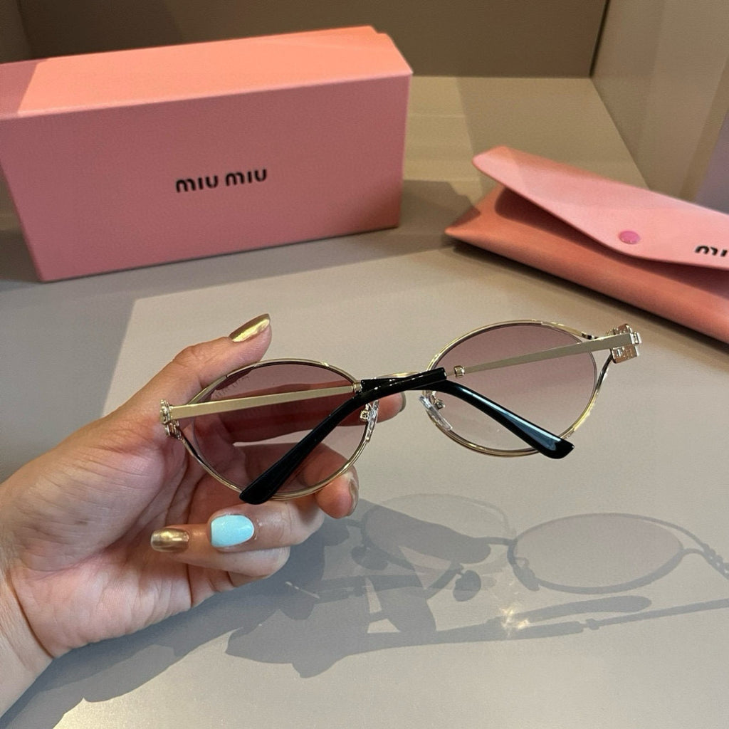 Miu Miu Metal Fashion Silver Lens Sunglasses for Men & Women - 449722 - detail image 6