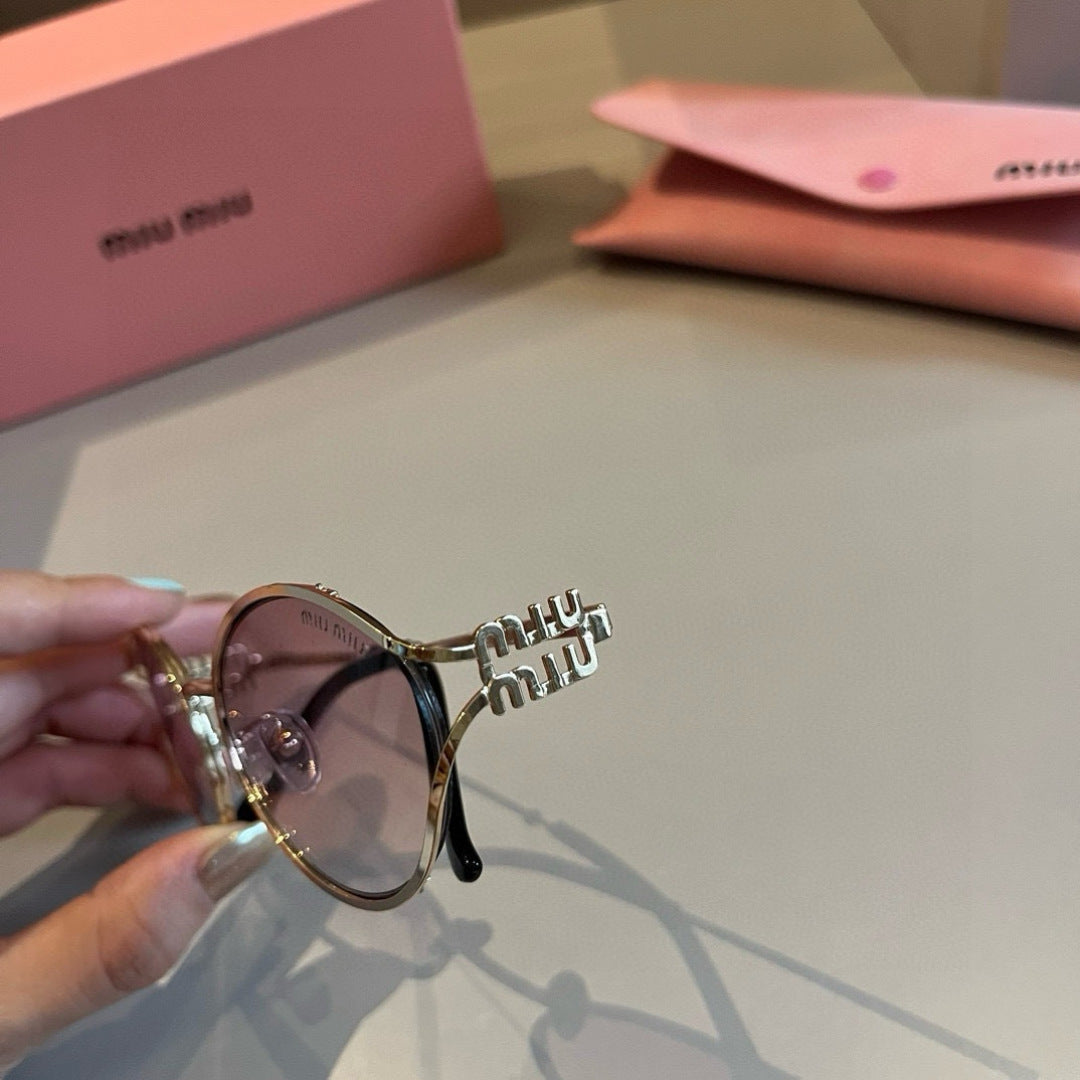 Miu Miu Metal Fashion Silver Lens Sunglasses for Men & Women - 449722 - detail image 5