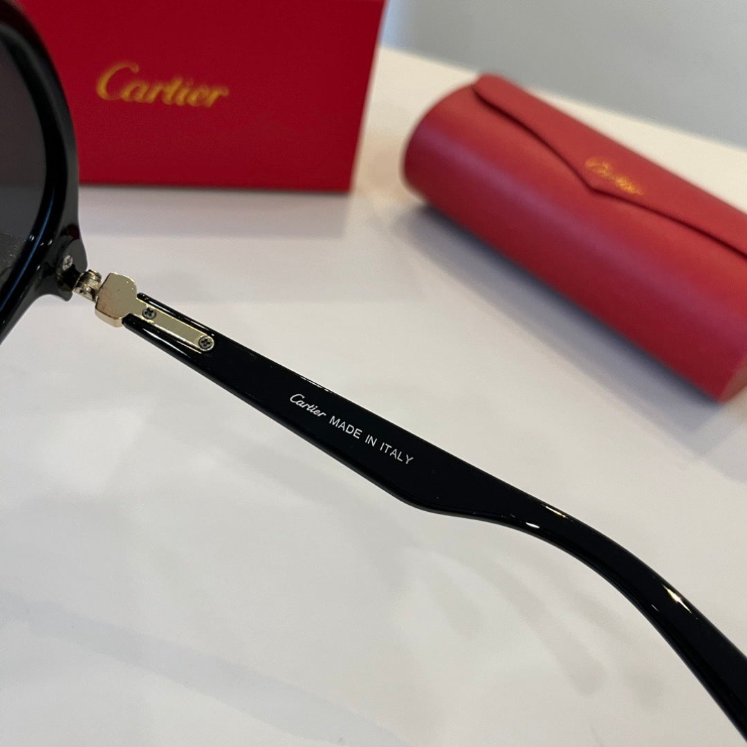 Cartier Lightweight Metal Rimless Black Lens Sunglasses for Men & Wom - 449510 - detail image 9