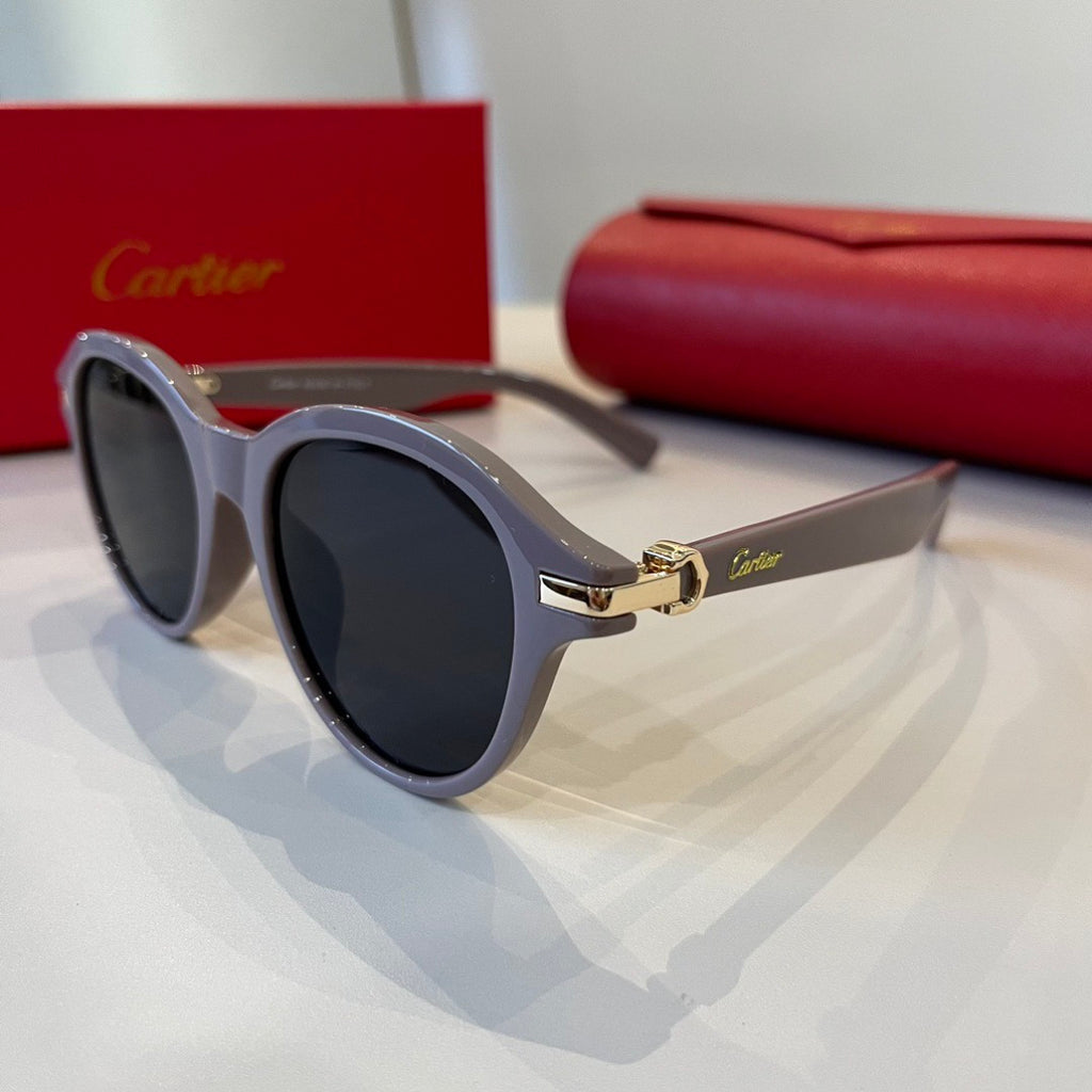 Cartier Lightweight Metal Rimless Silver Lens Sunglasses for Men & Wo - 487334 - detail image 3