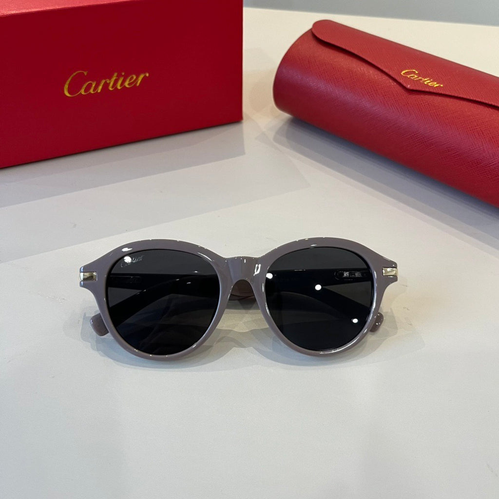 Cartier Lightweight Metal Rimless Silver Lens Sunglasses for Men & Wo - 487334 - detail image 6