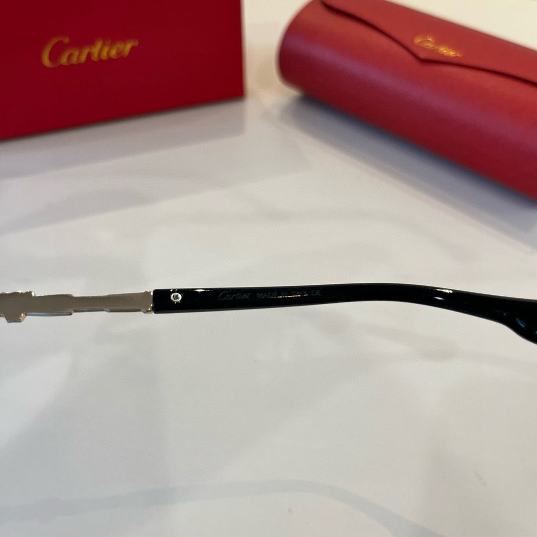 Cartier Lightweight Metal Rimless Silver Lens Sunglasses for Men & Wo - 935106 - detail image 8