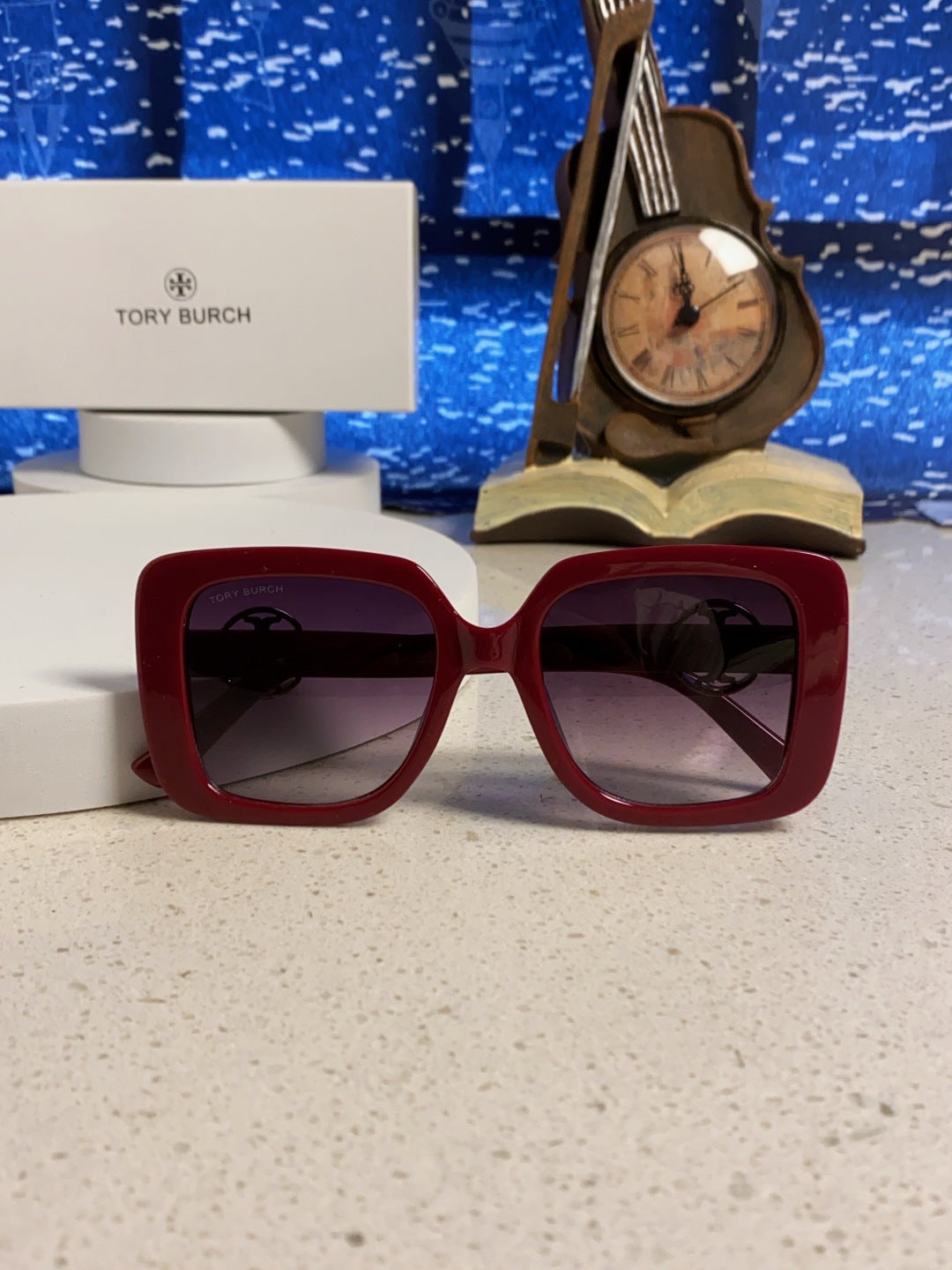 Burberry Square Red Lens Sunglasses for Women - 432507 - detail image 9