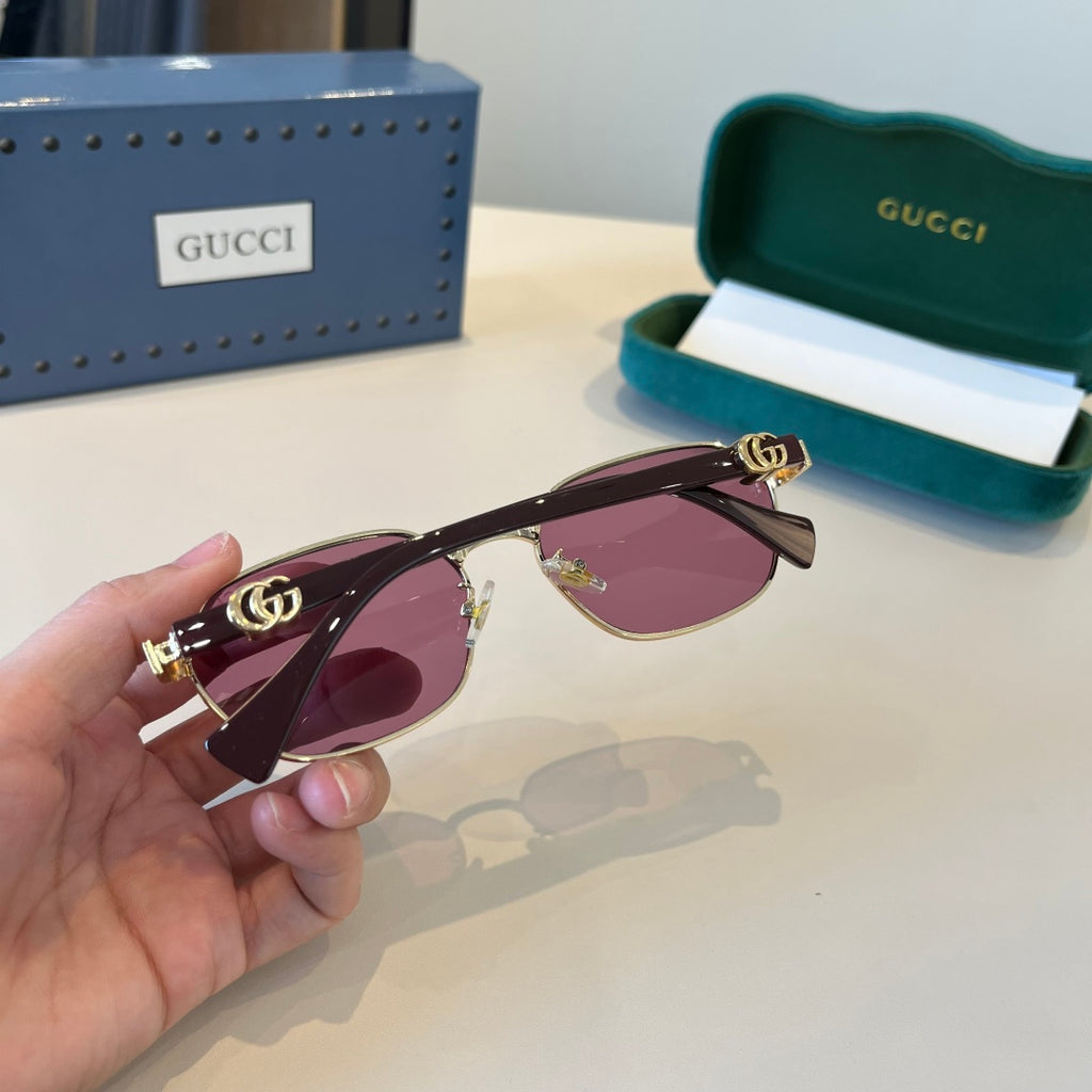 Gucci Polarized Fashion Blue Lens Sunglasses for Men - 381960 - detail image 7