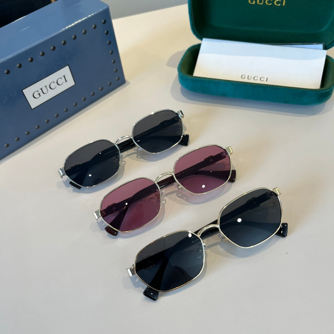 Gucci Polarized Fashion Silver Lens Sunglasses for Men - 997587 - detail image 11