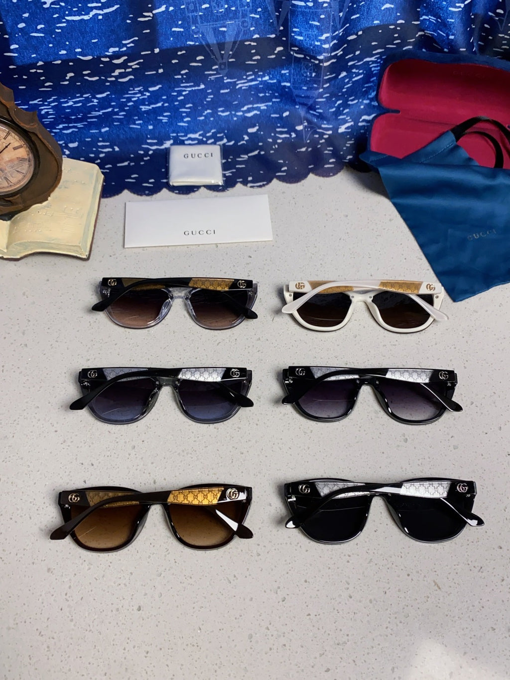 Gucci Cat-Eye Brown Lens Sunglasses for Men & Women - 357955 - detail image 11