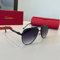 Cartier Lightweight Metal Rimless Silver Lens Sunglasses for Men & Wo - 867183