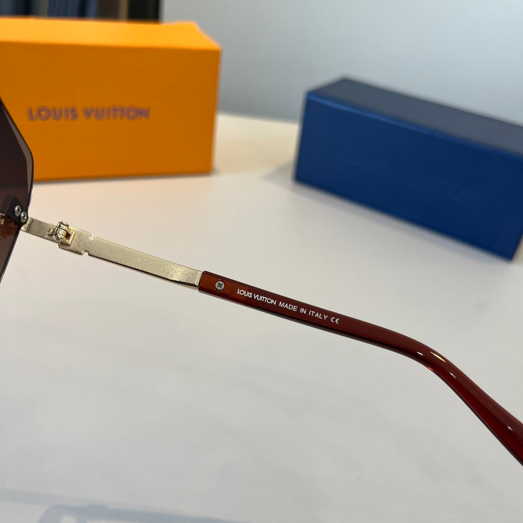 Louis Vuitton Fashion Red Lens Sunglasses for Men & Women - 997405 - detail image 5