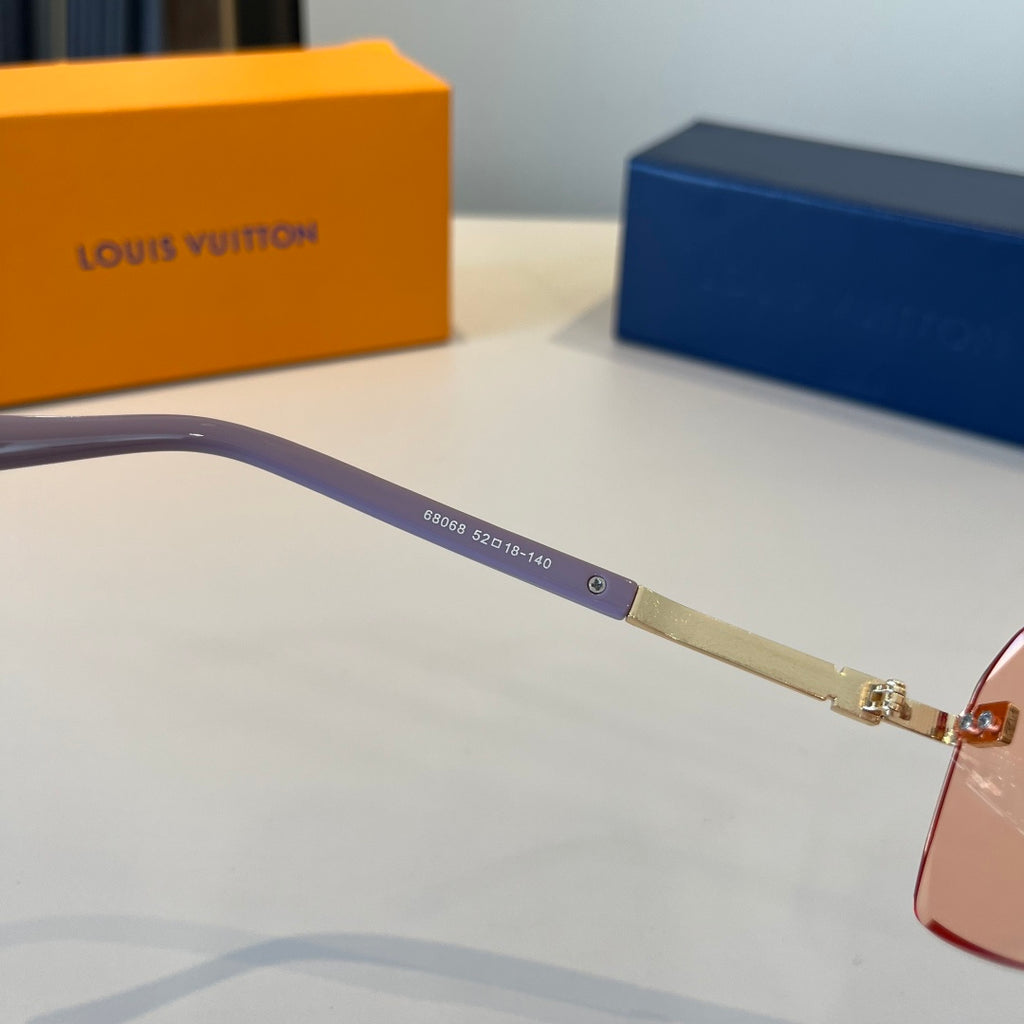Louis Vuitton Fashion Gold Lens Sunglasses for Men & Women - 997406 - detail image 5